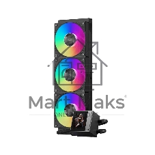 Система жидкостного охлаждения для процессора PCCooler DC360 Pro ARGB Display BK черный (DC360Pro-BKAWXY-GL)