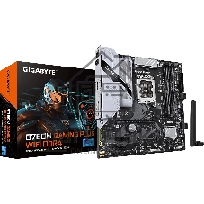 Материнская плата GIGABYTE B760M GAMING PLUS WIFI DDR4, LGA1700, Intel B760, 4xDDR4, 4xSATA, 2xM.2, 1xPCIe 4.0 x16, DisplayPort, HDMI, 1x1Gb LAN, USB, 3x3.5 мм, 7.1, microATX