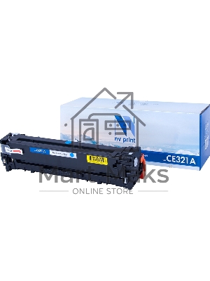 Картридж лазерный NVPrint совместимый HP CE321A Cyan для LJ Color CP1525 (1300k)