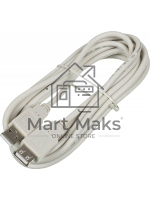 Кабель AM/AF USB2.0 3м Ningbo удлинитель USB 2.0, прозрачная изоляция, USB2.0-AM-AF-3-BR