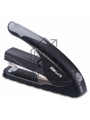 Степлер настольный Kw-Trio 5818 Soft-Touch 24/6 24/8 26/6 26/8 (40 листов) снижение усилия, серый/черный, 210 скоб