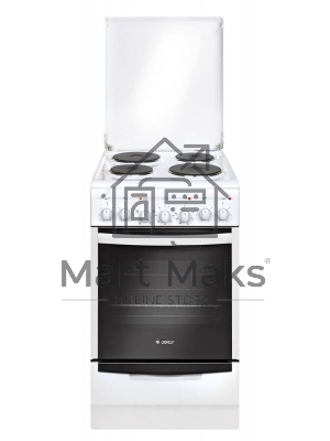 Плита электрическая Gefest 5140-02 0037 белый, конфорок 4 электрических, духовка 60 л, 50 см x 85 см x 58.5 см