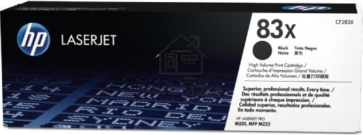 Тонер Картридж HP 83X CF283X черный для HP LJ Pro M201/M225 (2200стр.)