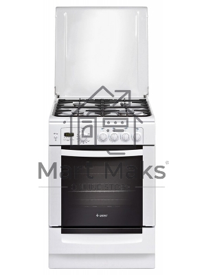 Плита газовая Gefest ПГ 6100-04 белый, конфорок 4 шт, духовка 52 л, 60 см x 85 см x 60 см