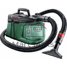 Строительный пылесос Bosch EasyVac3 зеленый, 170/700 Вт, уборка сухая, пылесборник контейнер, 2 л
