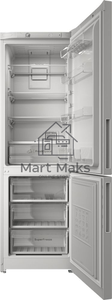 Холодильник Indesit ITR 4180 W белый двухкамерный 220/78л морозилка снизу