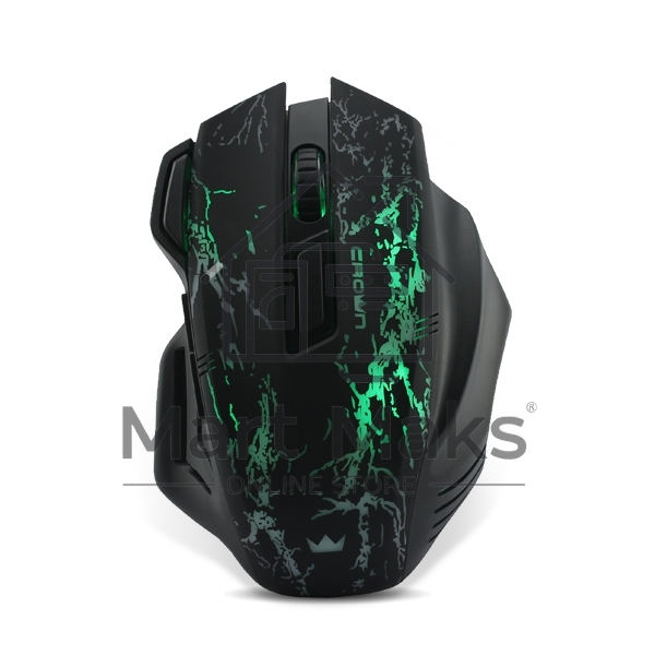 Мышь проводная Crown Gaming CMXG-601 черный, 1800 dpi, USB, кнопки - 7