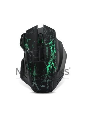 Мышь проводная Crown Gaming CMXG-601 черный, 1800 dpi, USB, кнопки - 7