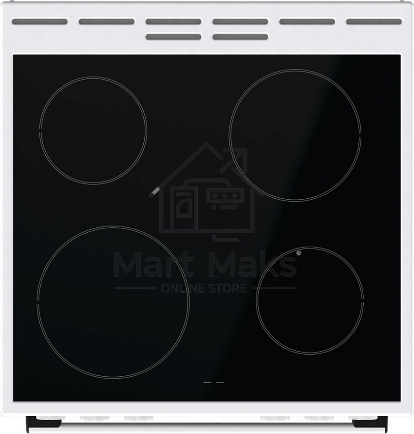 Плита электрическая Gorenje GEC6A11WG белый, конфорок 4 шт, духовка 65 л, 60 см x 85 см x 60 см
