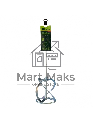 Насадка для миксера, для легких растворов,160 х 590 мм, оцинкованная,хвостовик резьба М14 Сибртех