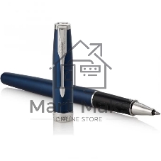Ручка роллер Parker Sonnet Core T539 (CW1931535) LaqBlue CT F черн. черн. подар.кор.