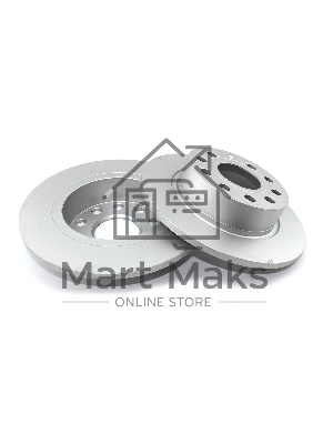 Диск тормозной задний LPR A1003P для Audi, Volkswagen, Skoda, SEAT 1K0615601AB 1K0615601K