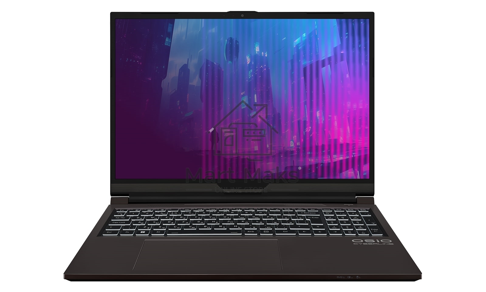 Ноутбук Osio CyberLine C160i-004 коричневый Core i7 12650H 16Gb SSD512Gb NVIDIA GeForce RTX4060 8Gb 16