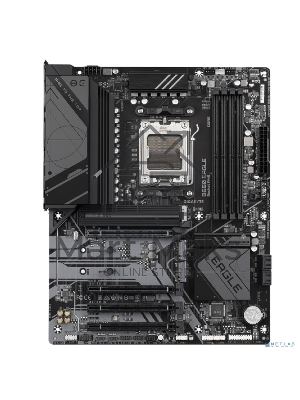 Материнская плата GIGABYTE B650 EAGLE, AM5, AMD B650, 4xDDR5, 4xSATA, 3xM.2, 1xPCI-E 4.0 x16, 1xHDMI, 1xDP, 2xUSB-C 3.2 Gen 1, 2xUSB-A 3.2 Gen 2, 6xUSB-A 2.0, 1x 1Gb LAN, 3x3.5 мм, 7.1, ATX