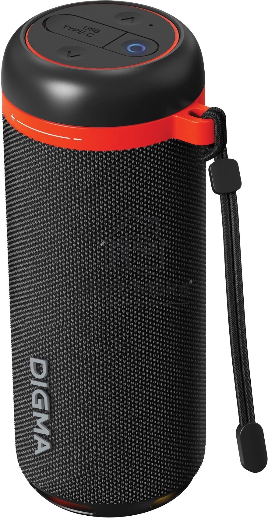 Колонка портатитвная Digma D-PS1521 черный 16W 2.0 BT 10м 1800mAh (PS1521B)
