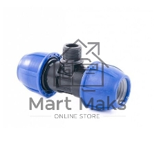Тройник компрессионный PN16 d20 для ПЭ труб RTP 14698