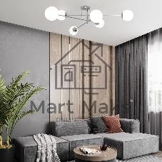 30181/6/потолочный светильник/ хром Smart
