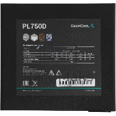 Блок питания Deepcool/GamerStorm PL750D, 750Вт, 80 PLUS Bronze, 120мм, черный