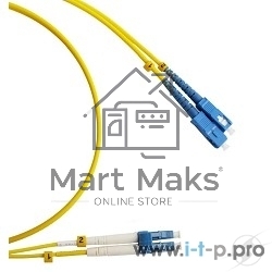 Патч-корд Hyperline FC-9-LC-SC-UPC-2M Патч-корд волоконно-оптический (шнур) SM 9/125 (OS2), LC/UPC-SC/UPC, duplex, LSZH, 2 м / FC-D2-9-LC/UR-SC/UR-H-2M-LSZH-YL