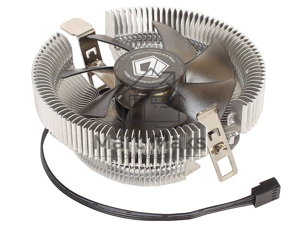 Кулер Cooler ID-Cooling DK-01 черный/серебристый 92мм алюминий 2500rpm 29db 95W 52мм
