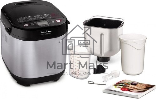 Хлебопечь Moulinex OW240E30 650Вт серебристый/черный