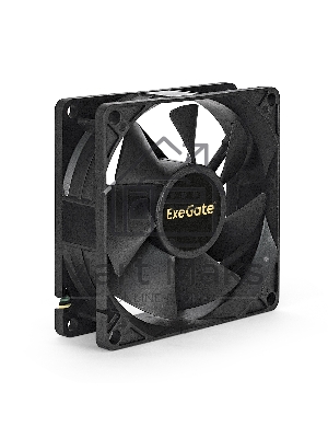 Вентилятор для корпуса ExeGate E08025H4P-PWM черный, 80 мм, 2300 об/мин, 23 дБ, 4 pin
