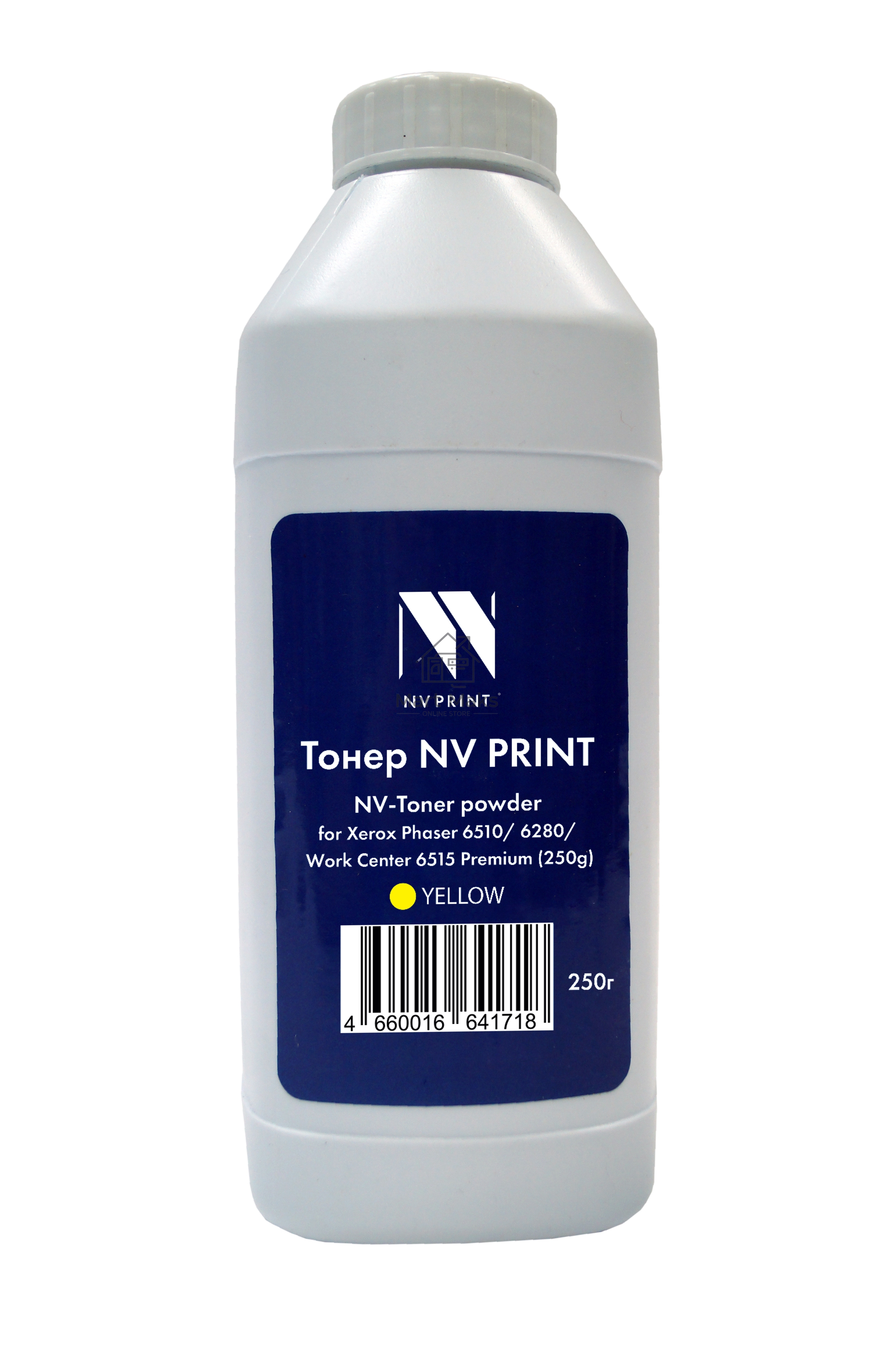 Тонер + девелопер NVPrint для Xerox Phaser 6510, 6280, WorkCenter 6515 Premium (250г) Yellow