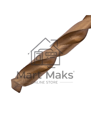 Сверло Matrix по металлу,10 мм, HSS, нитридтитановое покрытие, цилиндрический хвостовик