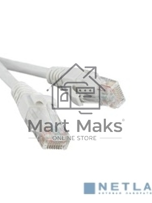 Патч-корд Hyperline U/­UTP, Cat.5e, LSZH, 0.5 м, белый 