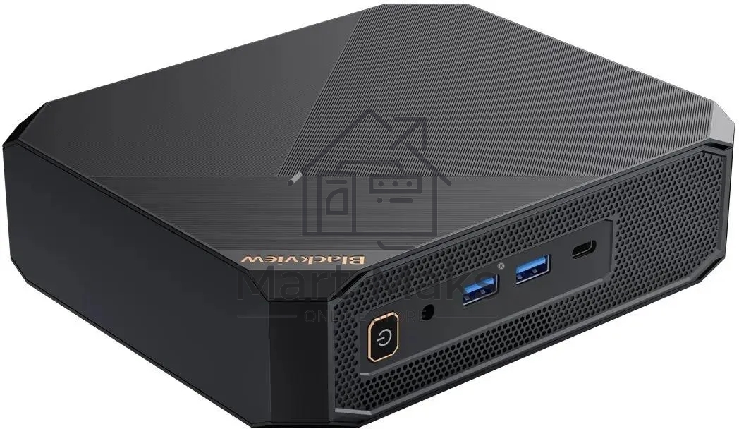 Мини ПК Blackview MP200 (Intel I9-11900H) 16+1TB, WIFI a/b/g/n/ac, Bluetooth 4.2, Win11 Pro, USB3.0, HDMI 1.4b Type A *2, RJ45*1, 5.5/2.1mm DC Jack *1, 3.5mm Phone Jack*1, Colour: Black
