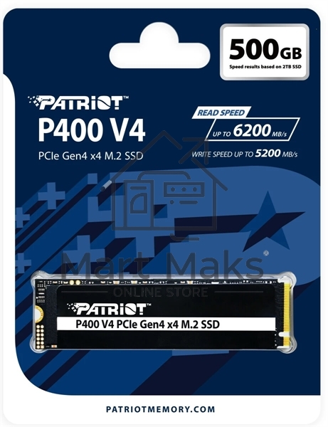 Накопитель SSD Patriot M.2 2280 500Gb P400VP500GM28H