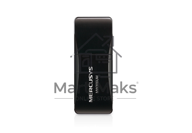 Сетевой адаптер USB2.0 адаптер Mercusys MW300UM, 300Мбит/с, компактный