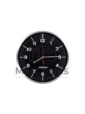 Часы настенные Centek СТ-7100 черный