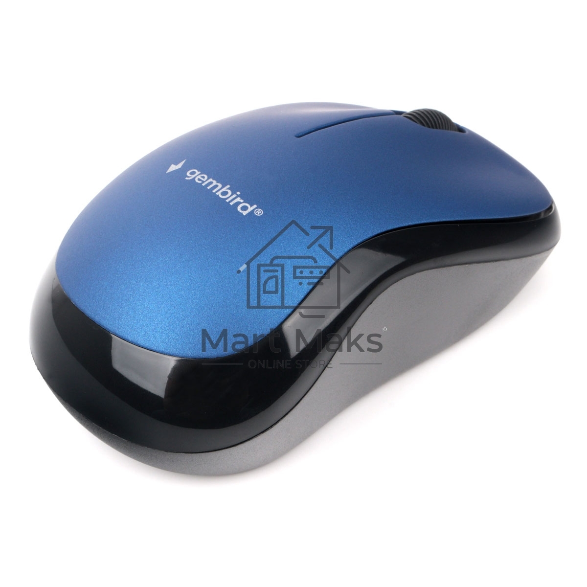 Мышь беспроводная Gembird MUSW-265 синий, 1000 dpi, радиоканал, USB, кнопки - 3