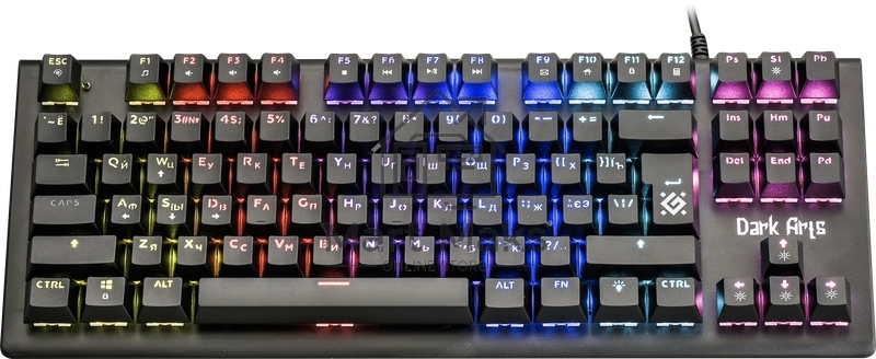 Клавиатура Defender Dark Arts GK-375 проводная, USB, черный