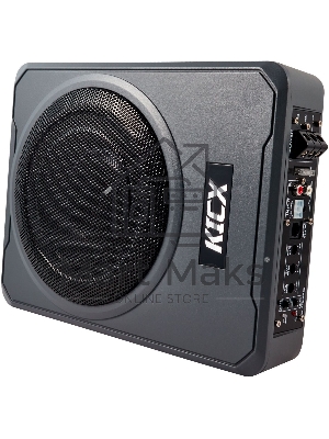 Сабвуфер автомобильный Kicx Q200BA 300Вт активный (20см/8