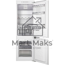 Встраиваемый холодильник Hansa BK318.3FVC / 178x54x54, 190/56 л, нижняя морозильная камера, белый