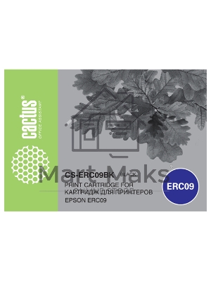 Картридж матричный Cactus CS-ERC09BK черный для Epson ERC09
