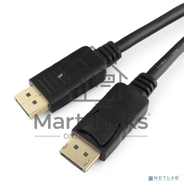 Кабель DisplayPort Cablexpert CC-DP2-7.5M, v1.2, 7,5м, 20M/20M, черный, экран, пакет