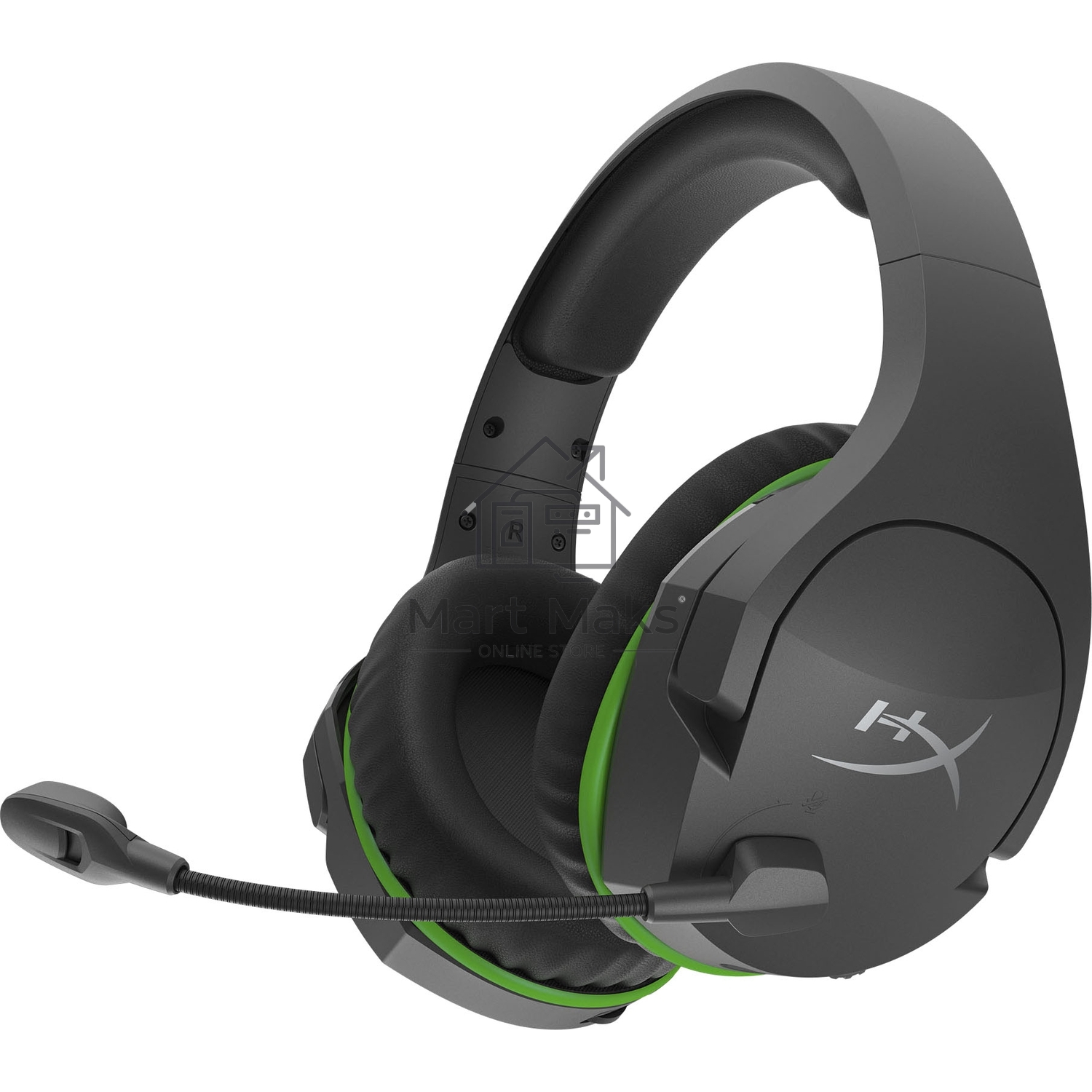 Игровые наушники чёрно-серые ASUS TUF Gaming H3 WL (2.4 ГГц, 7.1 виртуально, 50мм, неодимовые магниты, 32 Ом, 20~20000 Гц, микрофон, USB-C, PC, Mac, PS4, Nintendo Switch, Xbox One, 90YH02ZG-B3UA00)