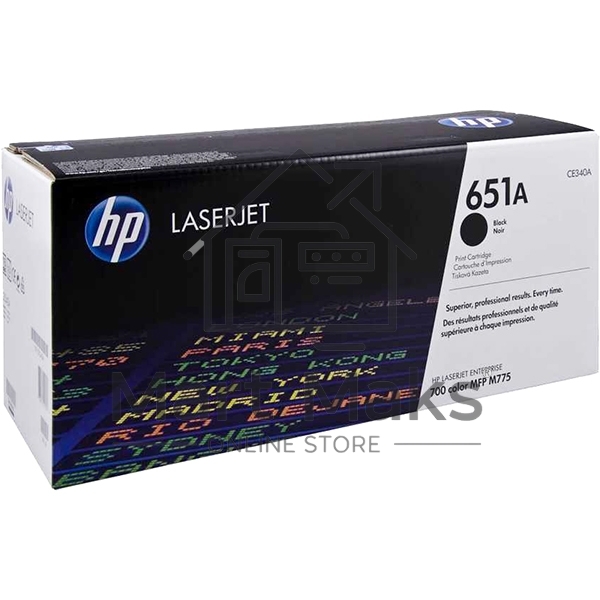 Картридж лазерный HP CE340A 651A черный для LaserJet 700 Color MFP 775 13500стр.