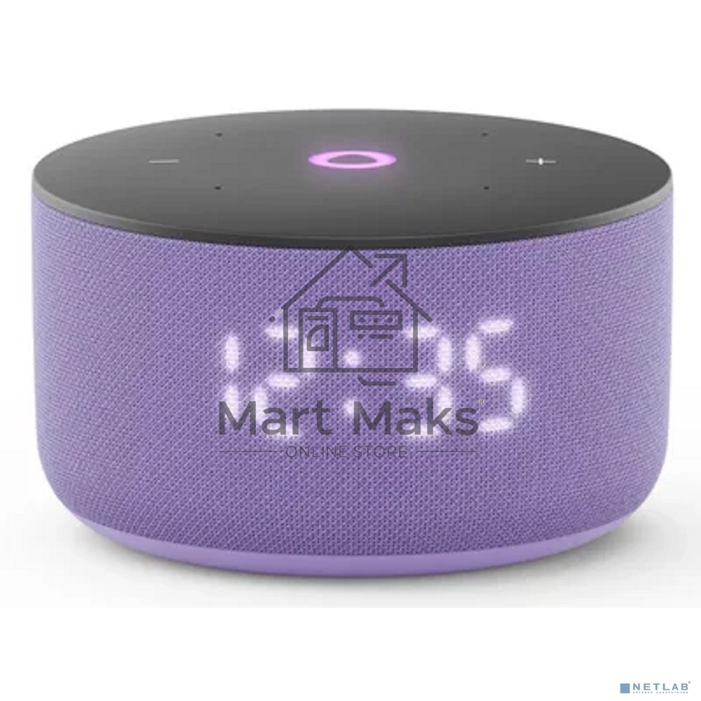 Умная колонка Yandex Станция Мини 3 Алиса лиловый 12W 1.0 BT/Wi-Fi (YNDX-00027LIL)