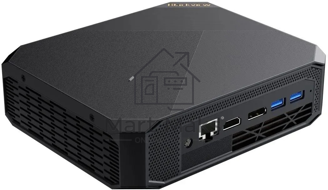 Мини ПК Blackview MP200 (Intel I9-11900H) 16+1TB, WIFI a/b/g/n/ac, Bluetooth 4.2, Win11 Pro, USB3.0, HDMI 1.4b Type A *2, RJ45*1, 5.5/2.1mm DC Jack *1, 3.5mm Phone Jack*1, Colour: Black
