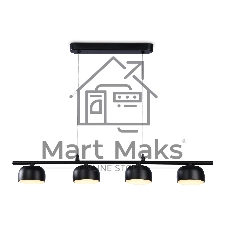 Светильник Ambrella light TN71039/4 BK черный GX53/4 max 12W 600*80*1100