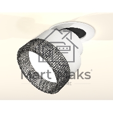 Светильник Ambrella Light XM8101541 SWH/BK белый песок/тонированный GX53 (A2241, A2105, C8101, N8484)