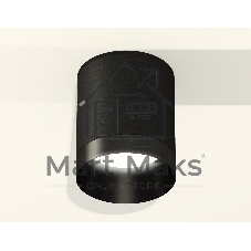 Светильник Ambrella Light XS6302021 SBK/PBK черный песок/черный полированный MR16 GU5.3 (C6302, N6131)
