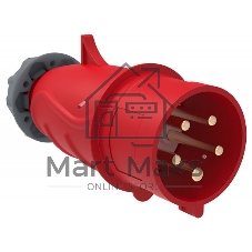 Вилка переносная IEK PSN02-016-5 ССИ-015 16А-6ч/200/346-240/415В 3Р + РЕ+ N IP44 MAGNUM IEK
