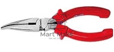 Утконосы MATRIX 17495длинногубцы econom 180мм изогнутые шлифованные пластмассовые рукоятки