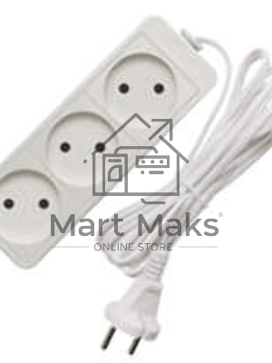 Удлинитель быт. ТМ Союз 1300 Вт 3гн. ШВВП 1,5м 481S-0301