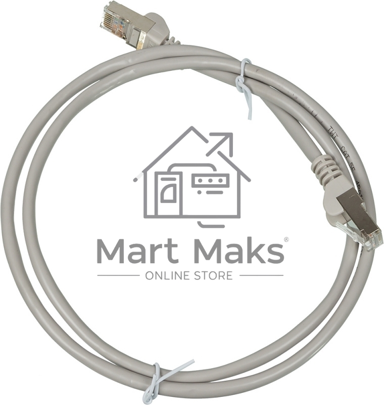 Кабель Патч-корд Lanmaster TWT-45-45-1.0/S-GY вилка RJ-45-вилка RJ-45 кат.5е 1м серый LSZH (уп.:1шт)